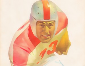 Football Player Art 33_Vintage Football Uniform